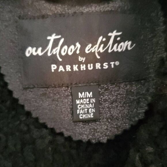 Outdoor Edition by Parkhurst Black Long Coat Size Medium‎ - Picture 5 of 9
